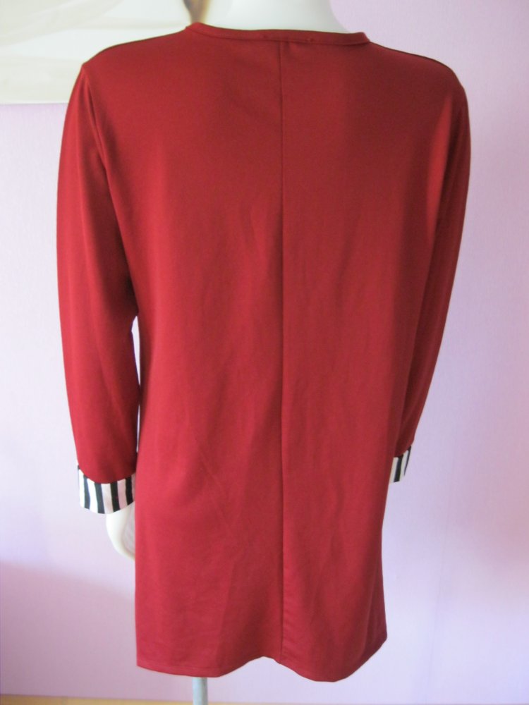 NEU # Tunika # Burgunderot # Viscose 50% # 42