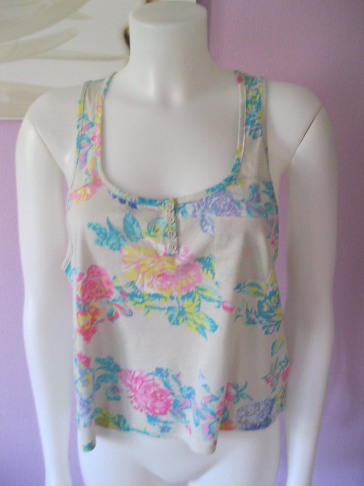 Tanktop # Tally Weijl # bunt/geblümt # M/ over-size
