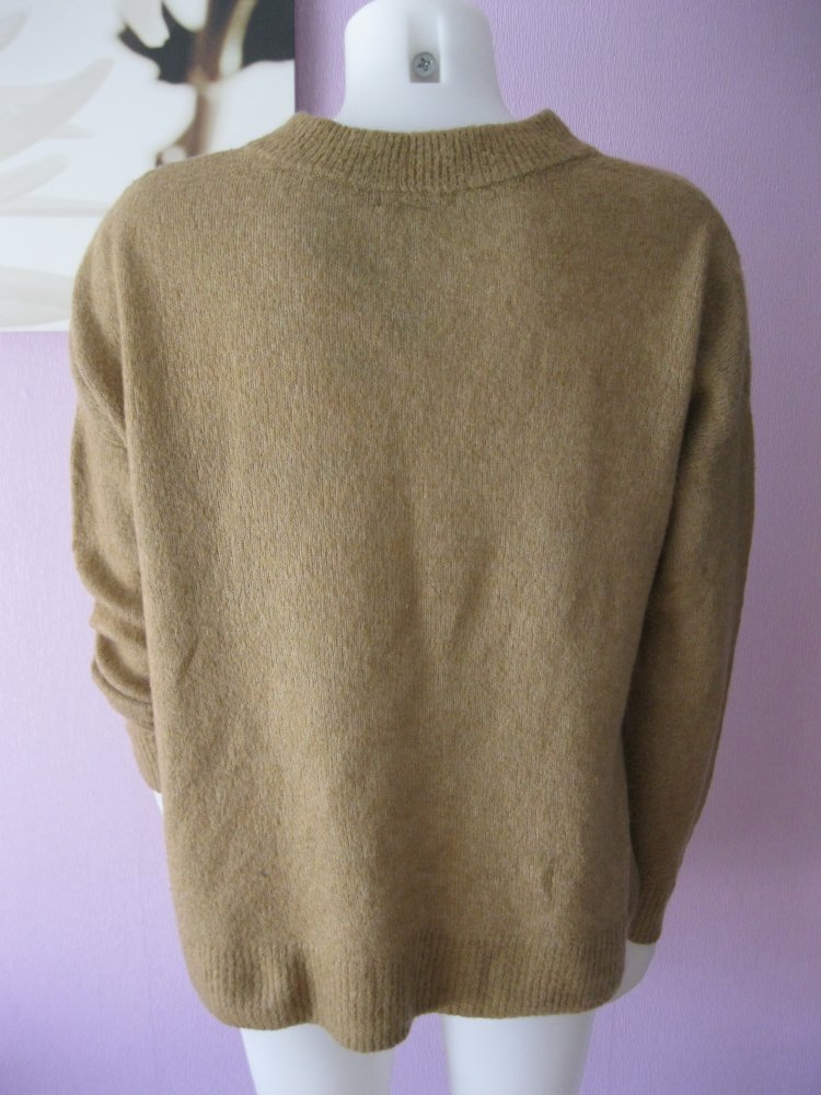 Strickpullover # H&M # 19% Mohair # Khaki # M