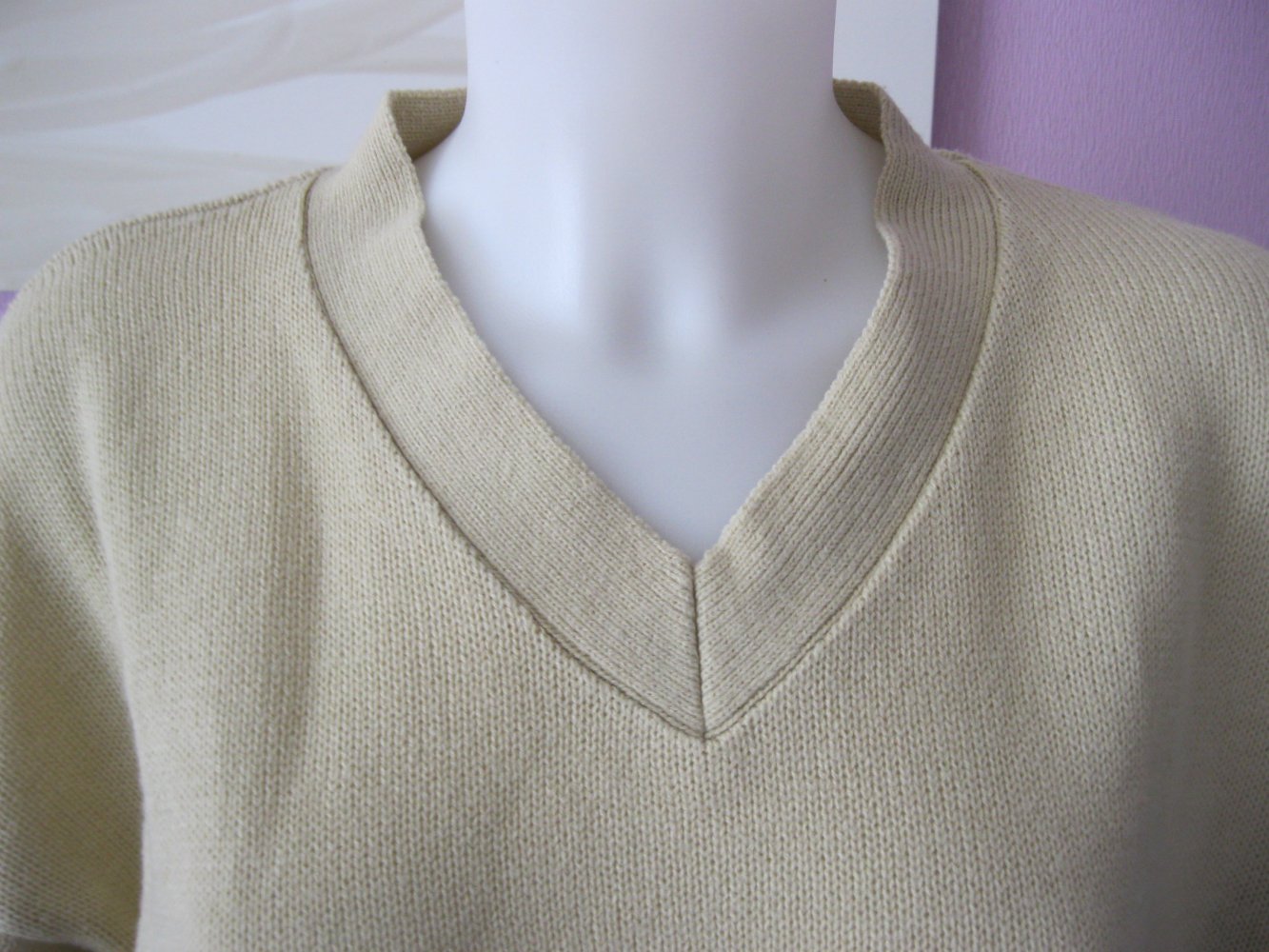 Strick-Pulli # Woodpecker # gestreift # Beige/Braun/weiß # 48/50