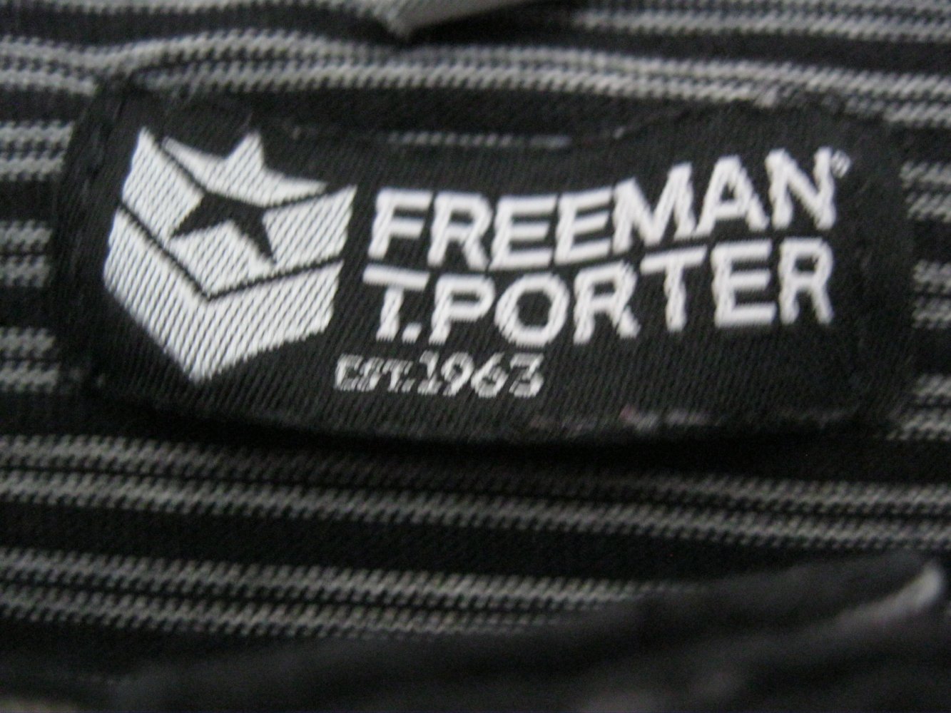 Freeman T. Porter Langarmshirt Grau 100% Baumwolle S