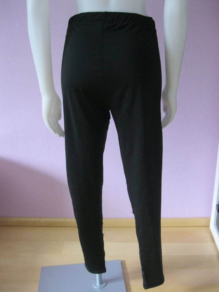  Leggings Raffung Janina schwarz 42