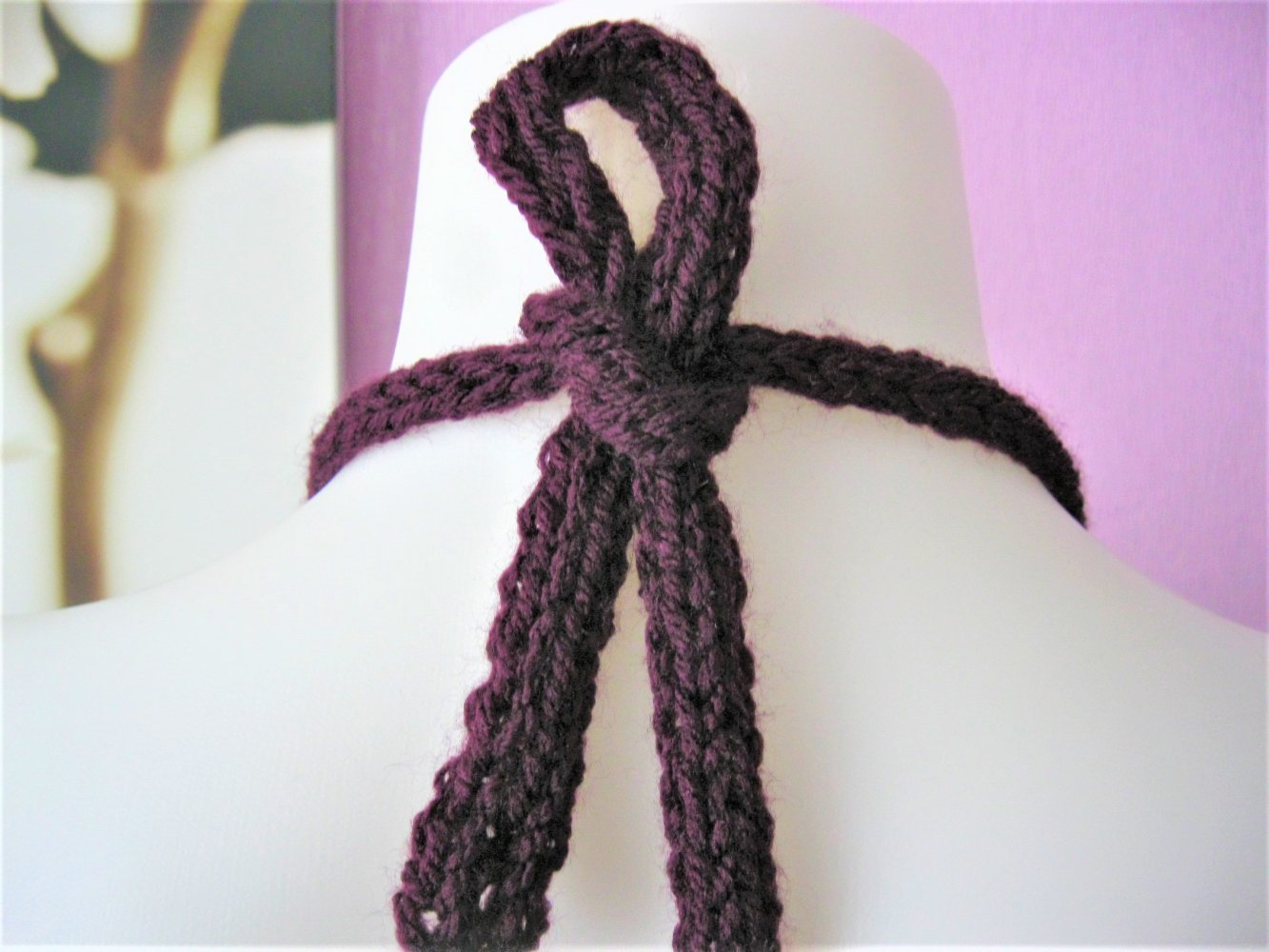 NEU Neckholder-Top gestrickt Handmade 