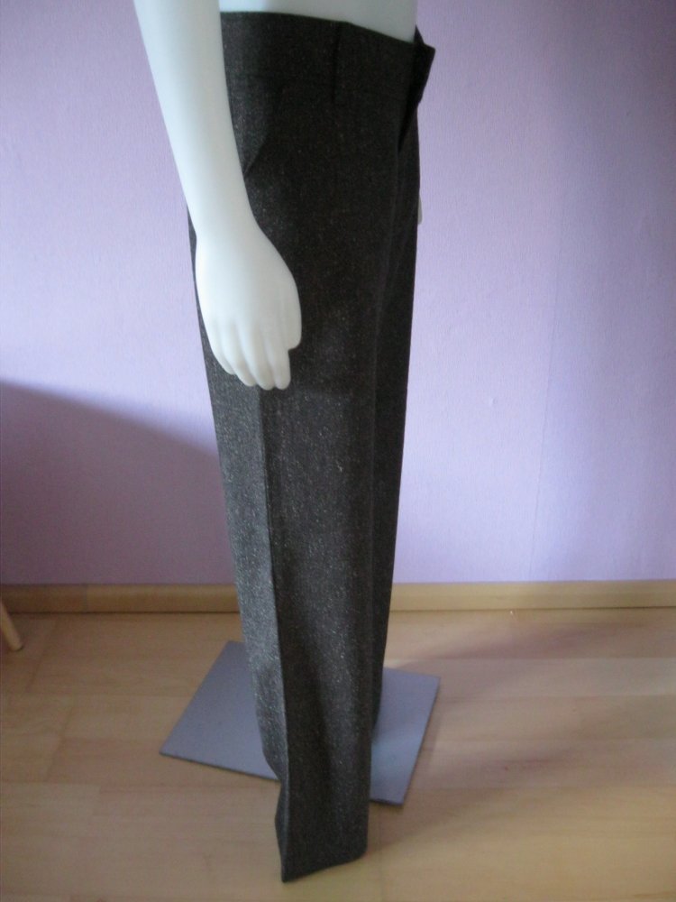 Stoffhose # Hüfthose # Braun meliert # Psyco Girl # 42/44