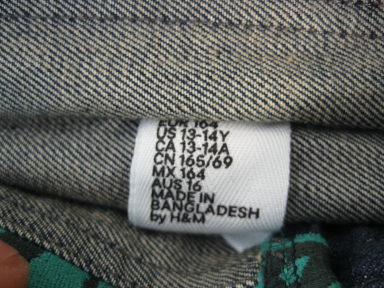 Jeans # H&M # Denim # Blau # 164