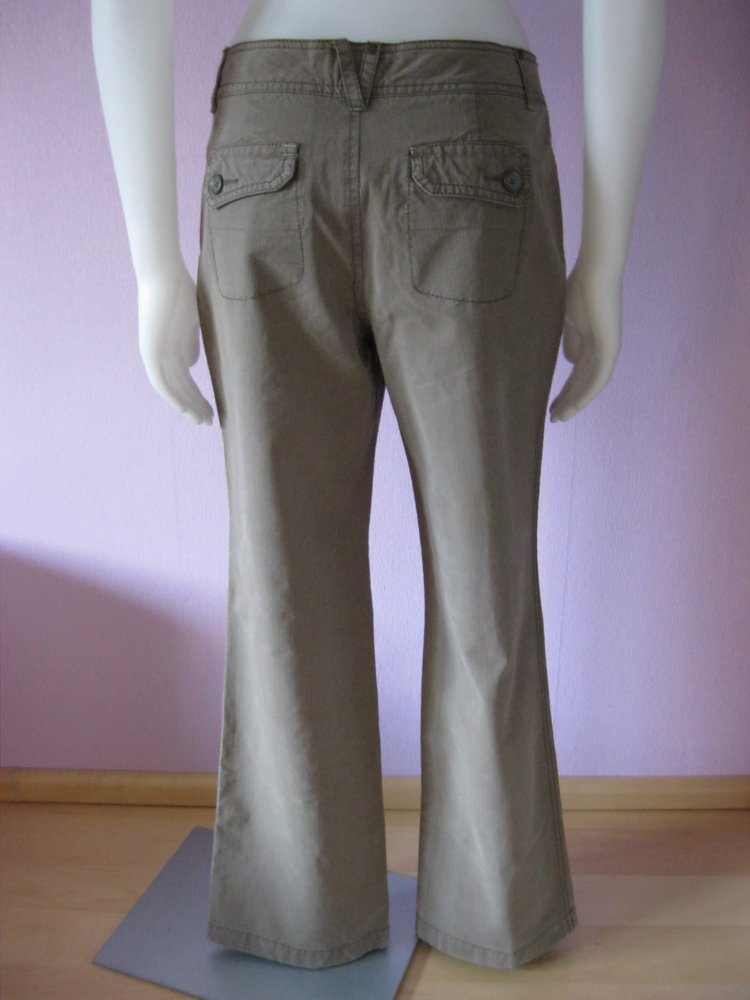 Stoffhose # Esprit # Khaki # Nadelstreifen # 34