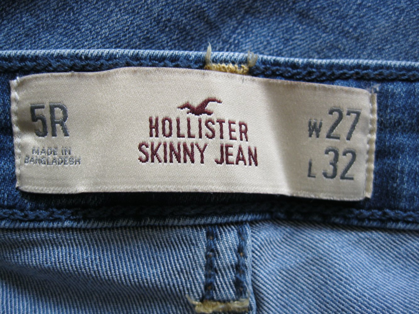 Jeans # Hollister # 5R # Skinny Jean # Blau # W27/L32 (34/36)
