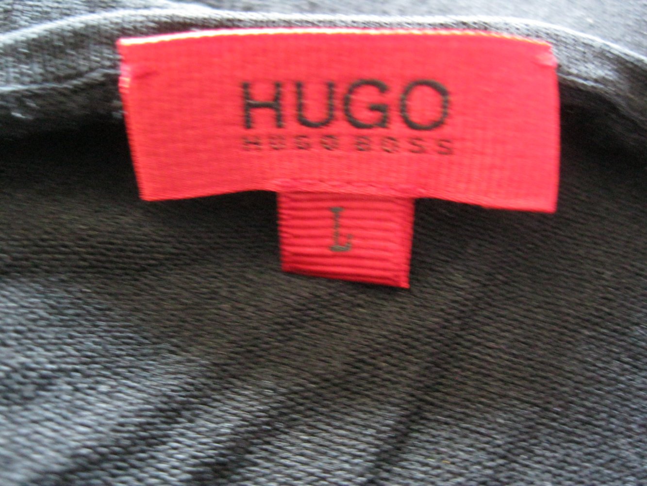 Feinstrick Pullunder # Hugo Boss # 80% Seide # Schwarz # L