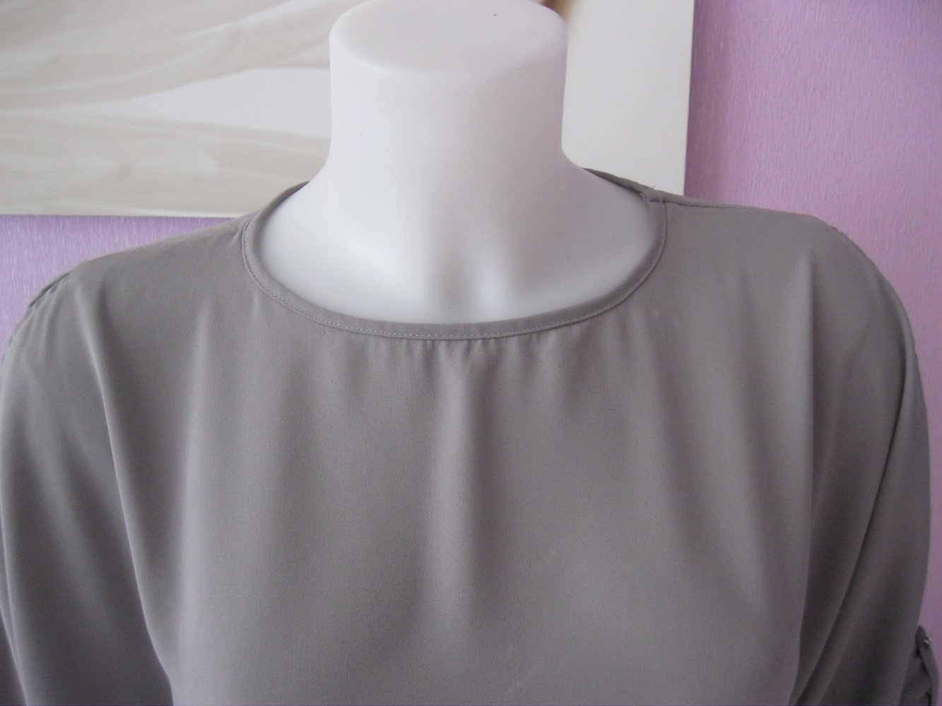 Mini-Kleid # Atmosphere # Grau # Halbarm # 40
