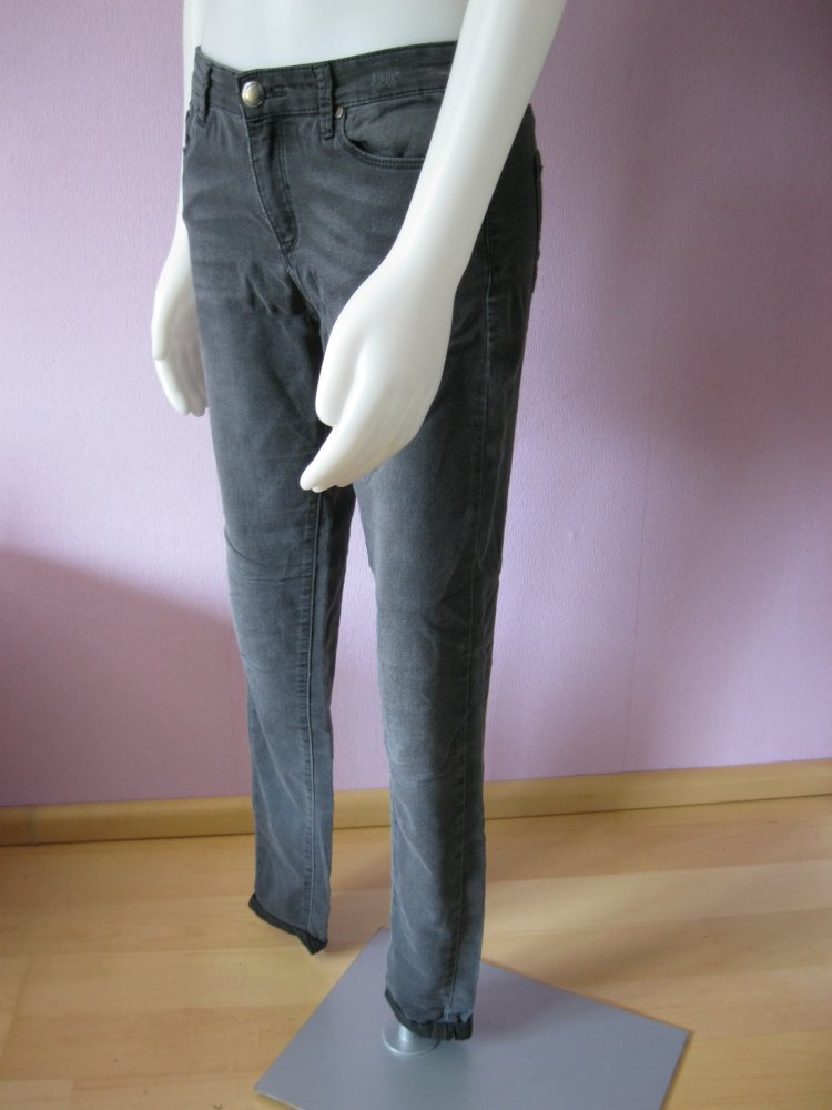 Skinny Jeans # Tally Weijl # Schwarz/grau # 38