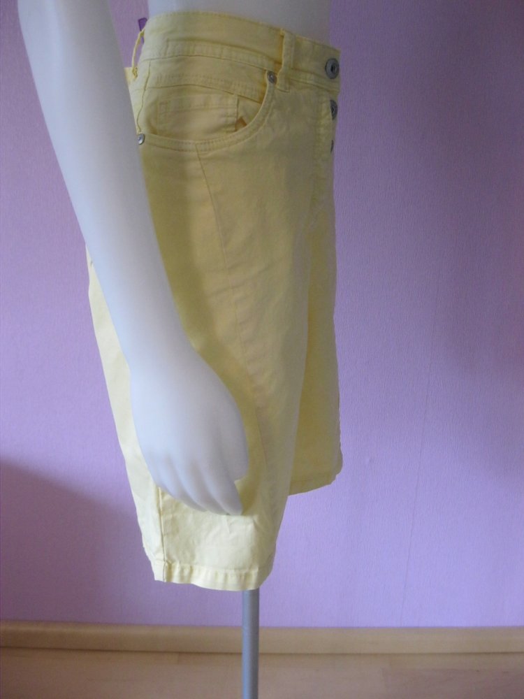 Shorts # Darling Harbour # Baumwolle # Gelb # 38