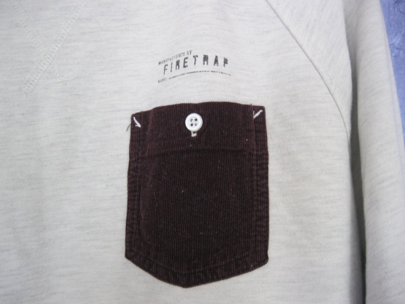 Firetrap London Sweatshirt Creme Baumwolle M