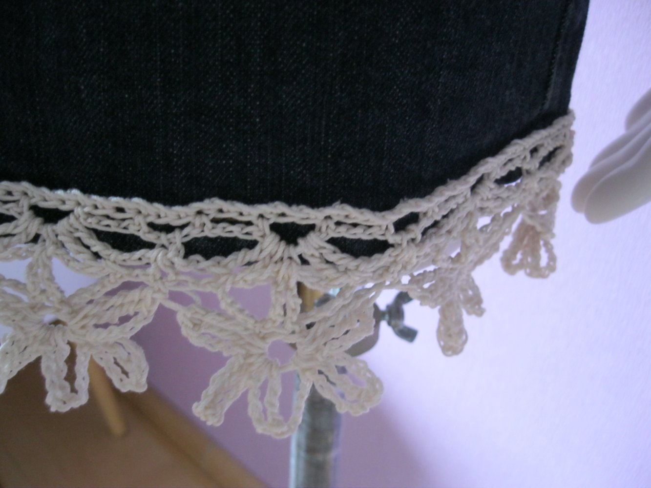 2-Teiler NEU Top Handmade Blumenrand Summer Festival 100% Baumwolle Cup A/B Beige S-M/Jenas-Rock Tally Weijl  36(S)