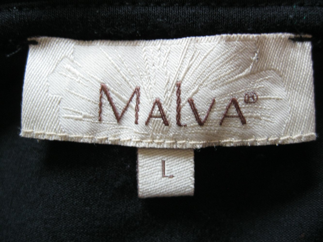 Shirt # Malva # 3/4-Arm # schwarz # L