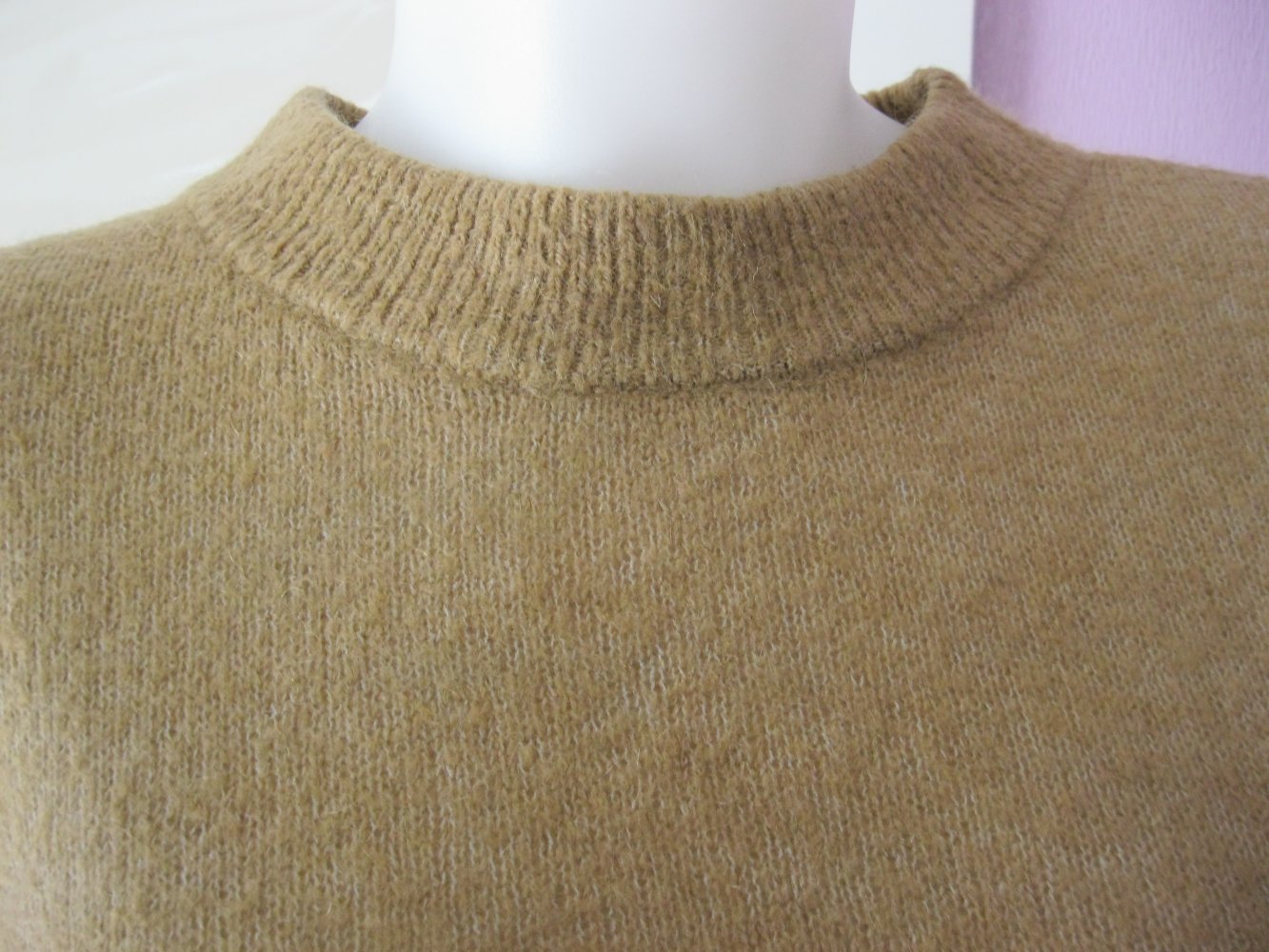 Strickpullover # H&M # 19% Mohair # Khaki # M