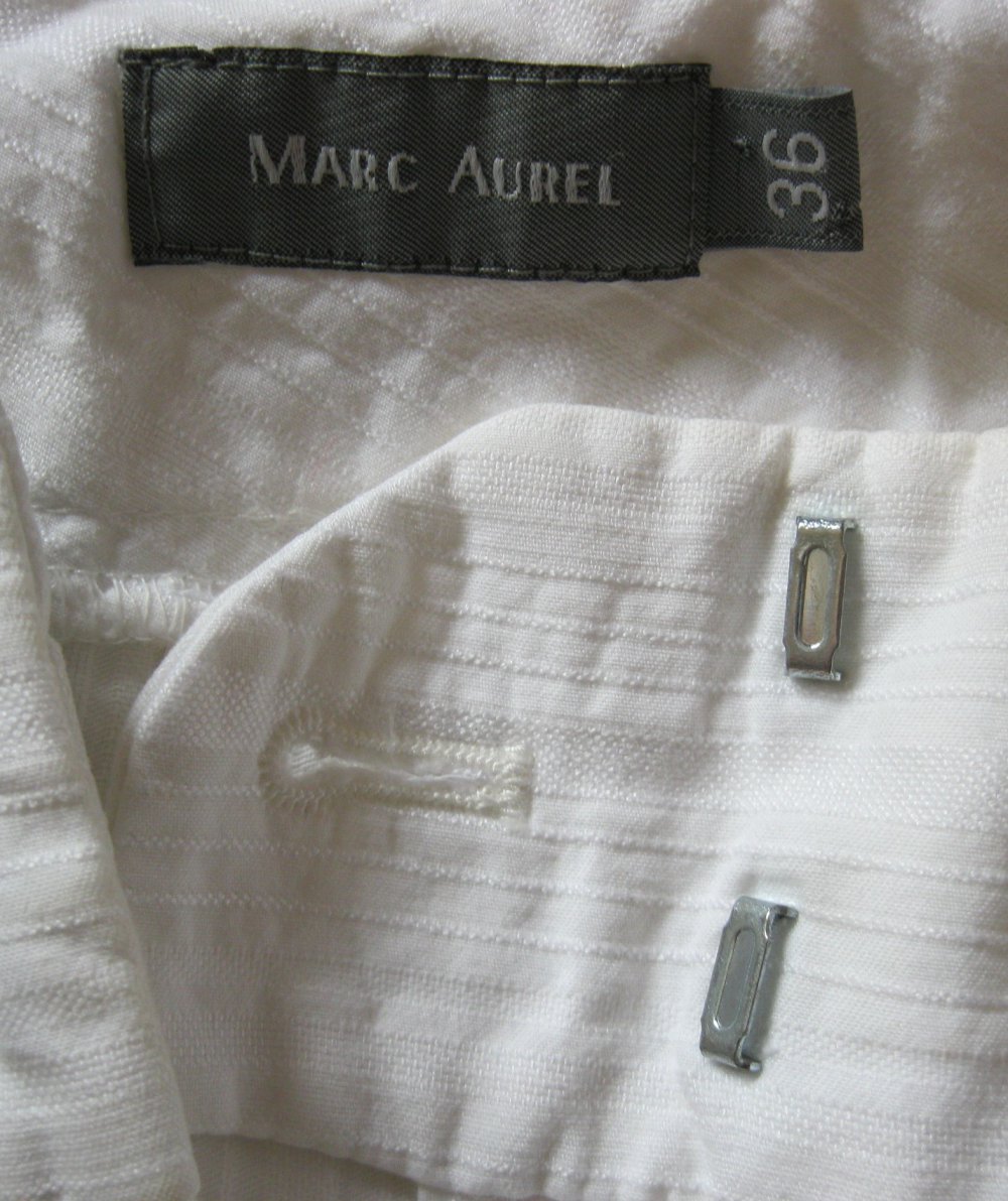 Hosenanzug # weiß # Marc Aurel # 36