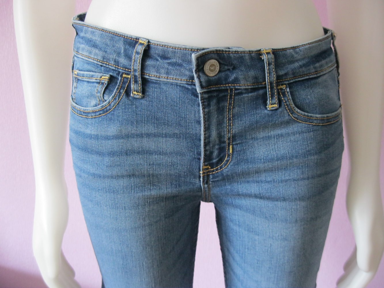 Jeans # Hollister # 5R # Skinny Jean # Blau # W27/L32 (34/36)