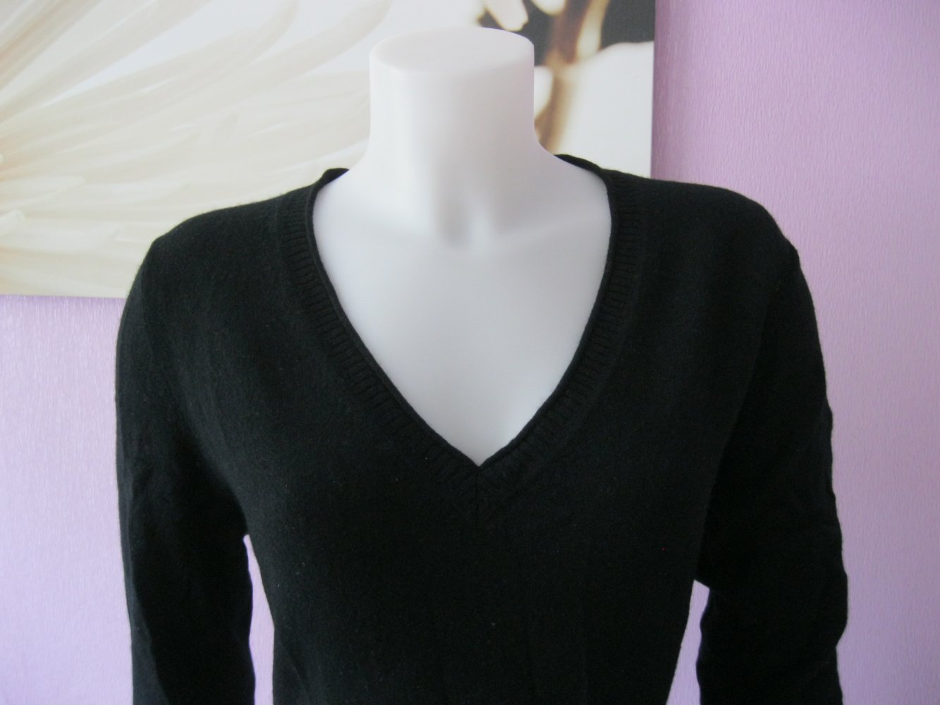 In Linea Firenze Strickpulli 100% Kaschmir Schwarz L