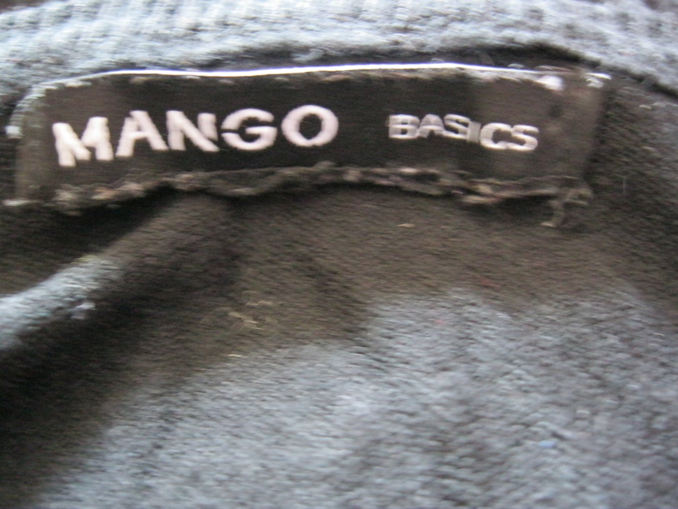Mango basic Feinstrickpulli  Schwarz S