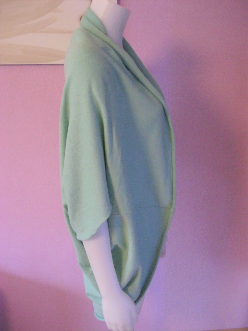Schulterwärmer/Cardigan # AJC # Mint # Einheitsgröße # Oversize Form