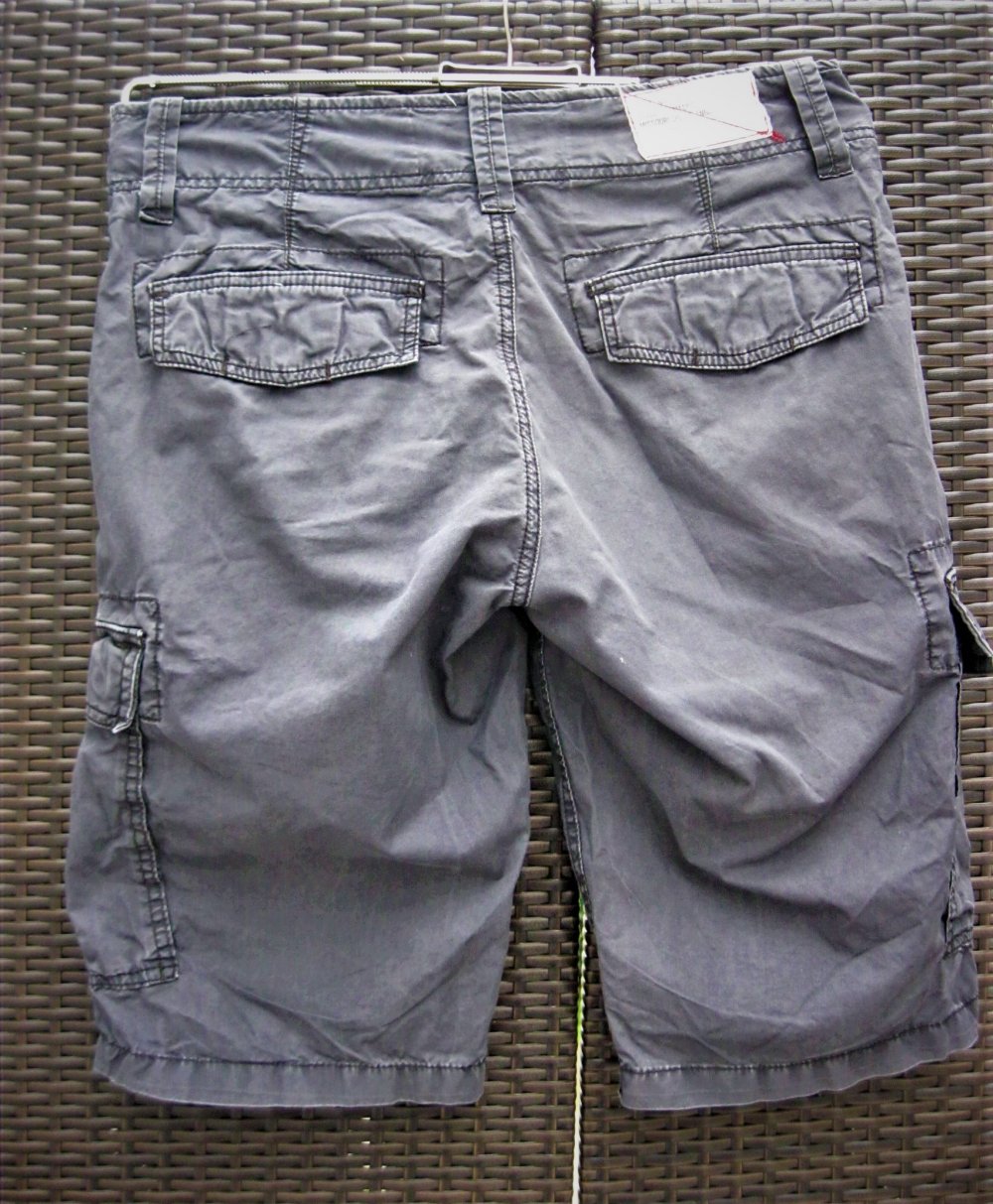 Cargo-Shorts # Freeman T. Porter # 100% Baumwolle # Washed Blue # Blau # 30  (44/S)