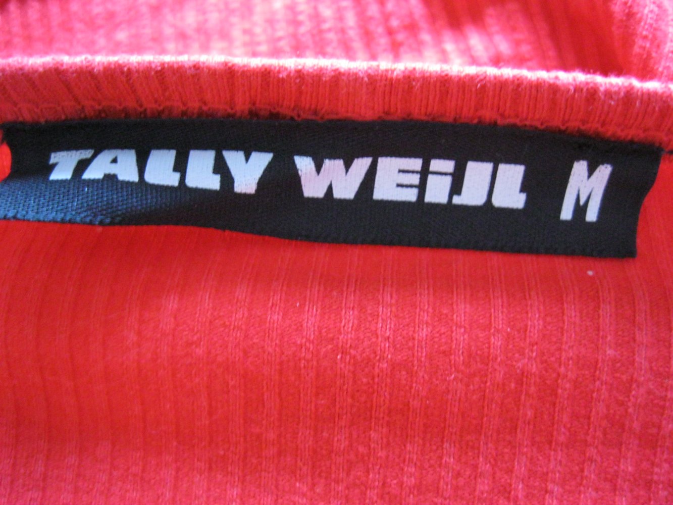 Tally Weijl Crop-Shirt rot M