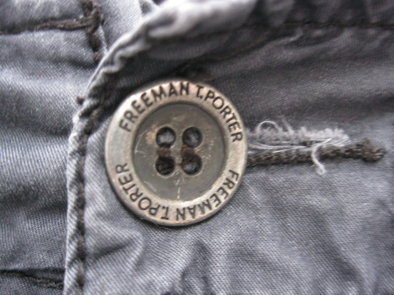 Cargo-Shorts # Freeman T. Porter # 100% Baumwolle # Washed Blue # Blau # 30  (44/S)
