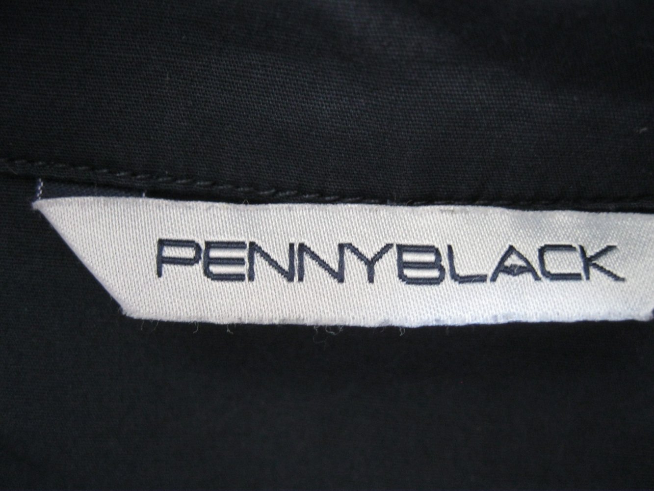 Bluse # Pennyblack # langärmlig # Baumwolle # Marineblau # 42