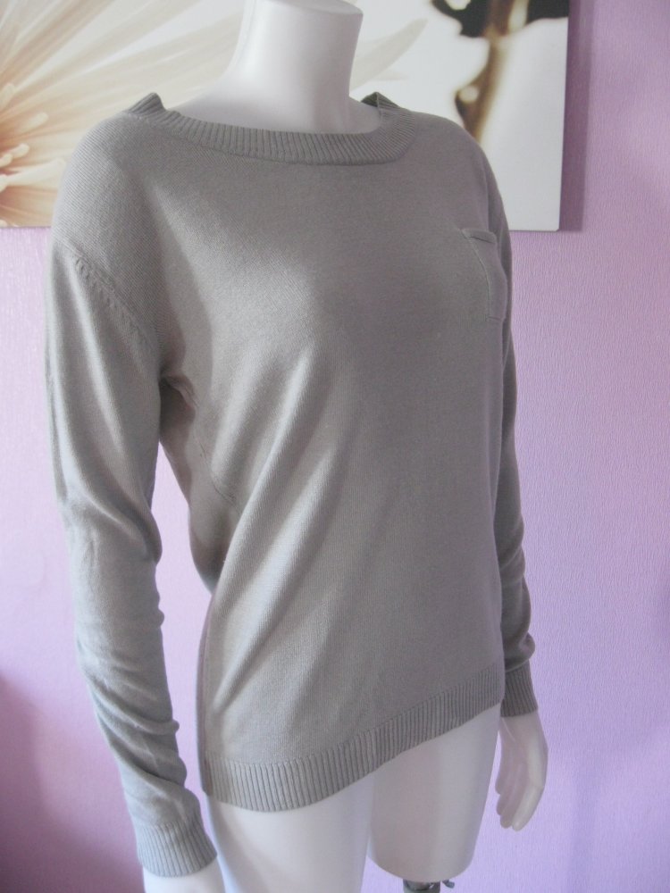 Strickpulli # Manguun # Grau # M