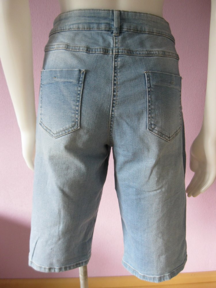 Gina Benotti Jeans Shorts  Baumwolle Strass/Perlen 44