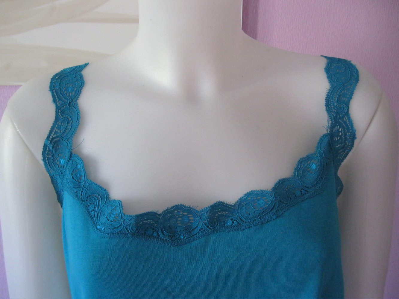 Top # Spitze # Türkis # M&S # XXL