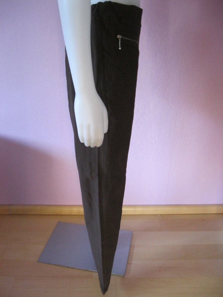 Stoffhose #  Leggins # Happy Fashion # Braun # S