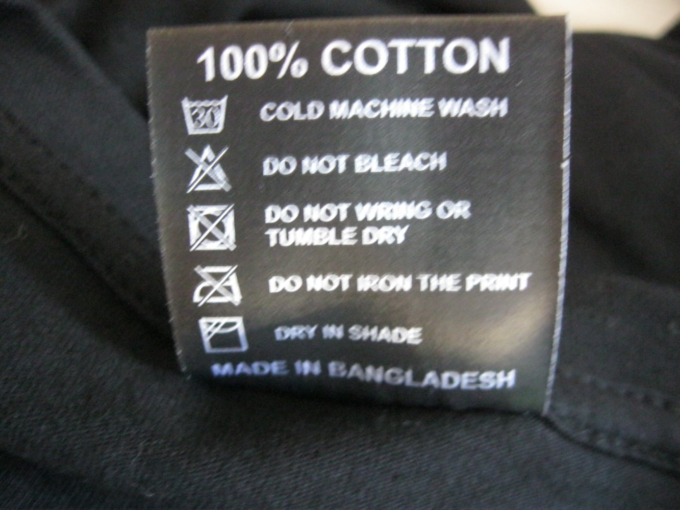NEU Zecplus ZFD Shirt 100% Baumwolle Schwarz M