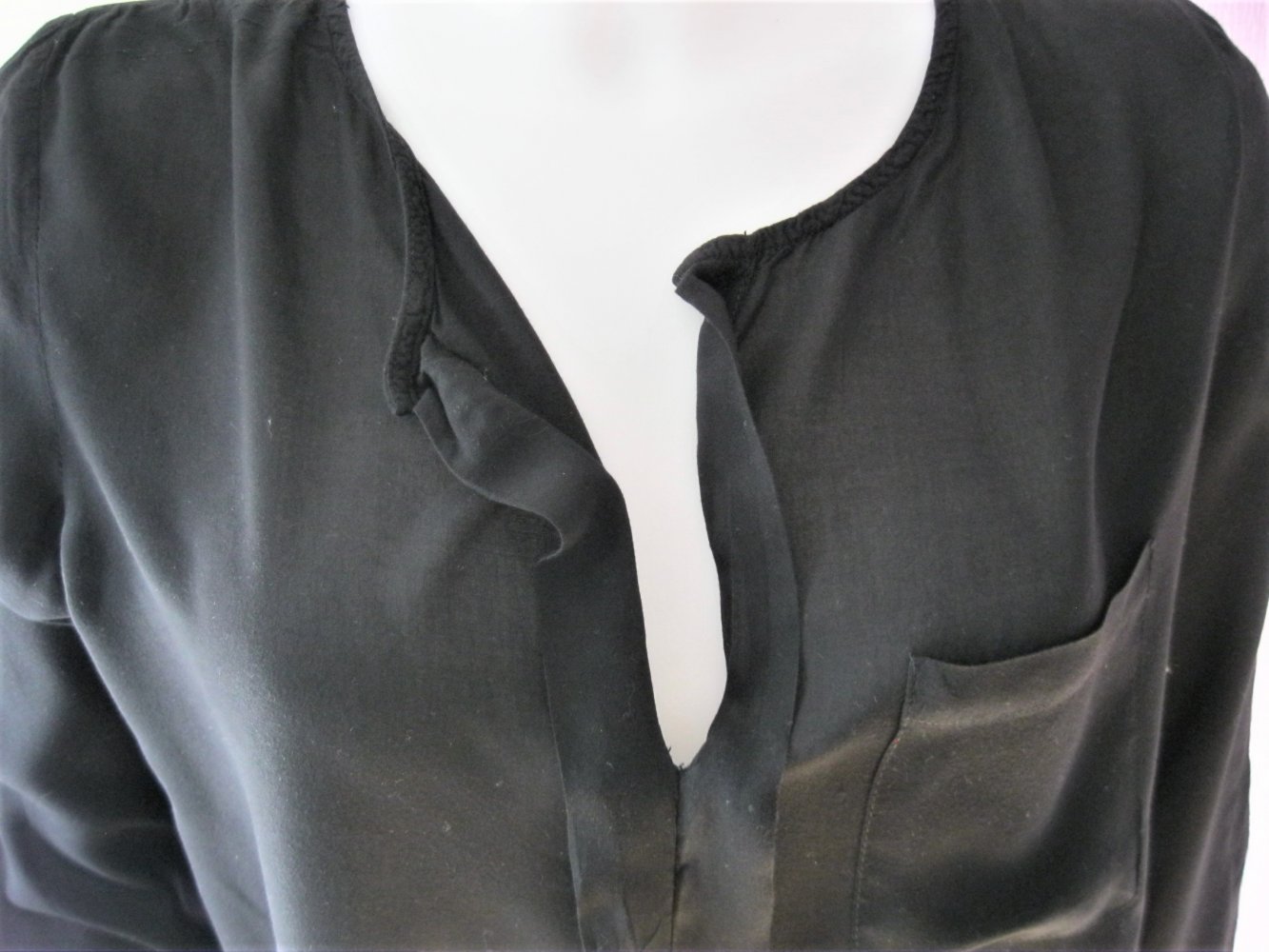 Blusen-Shirt # Me by Zebra # Volants # Schwarz # M