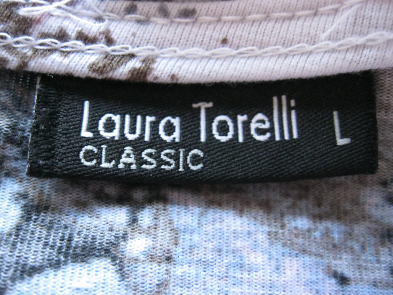 Trägerkleid # bunt # Laura Torelli # ärmellos # L