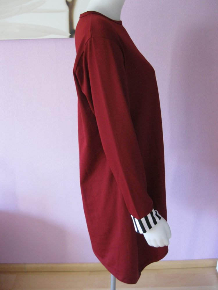 NEU # Tunika # Burgunderot # Viscose 50% # 42