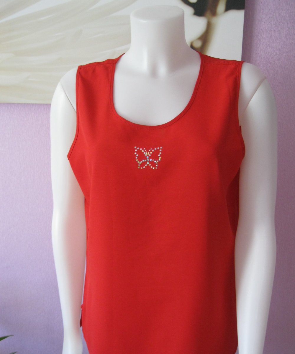 Tank Top/Bluse # NEU # Gr. 40 # rot