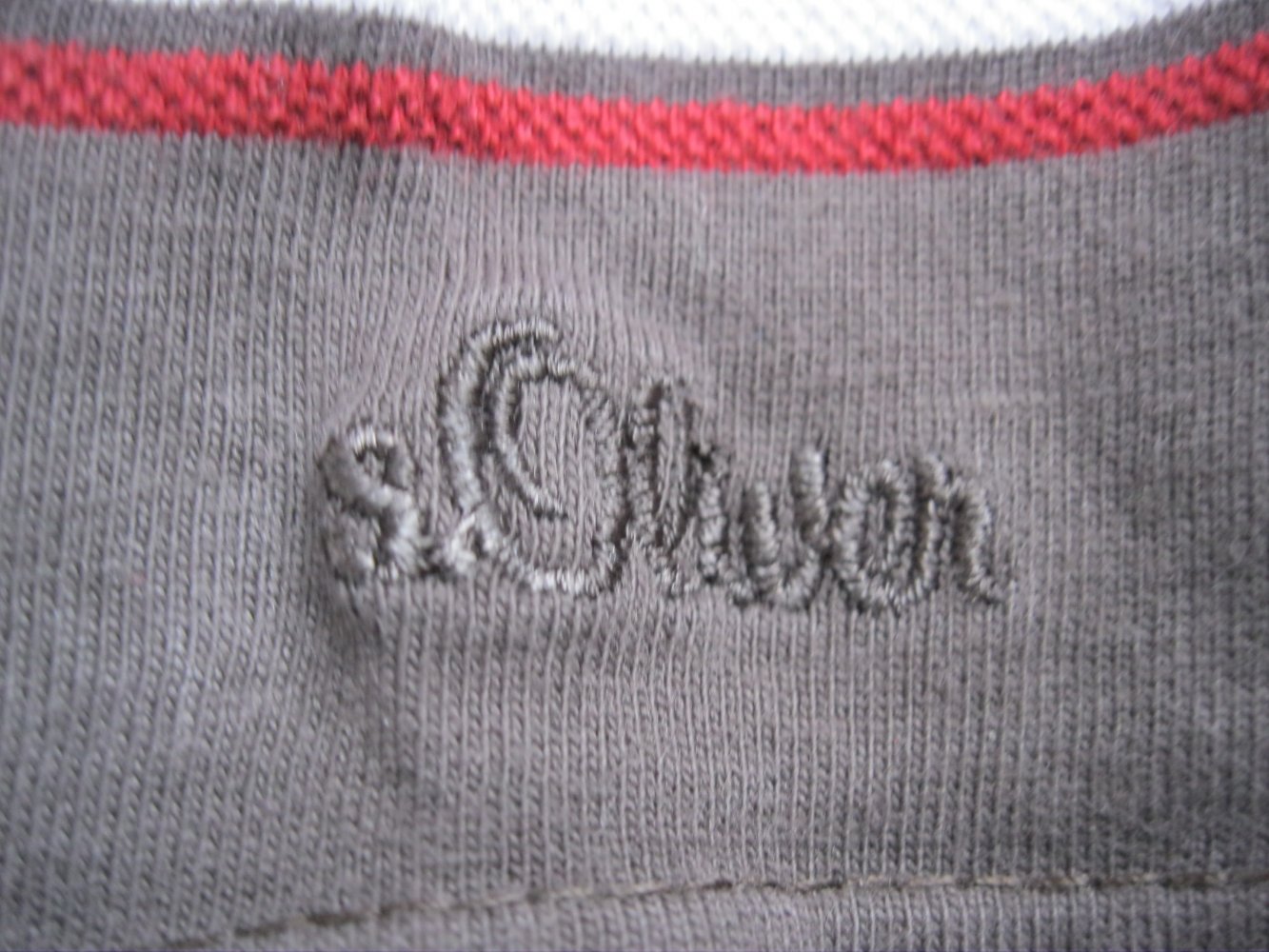 Polo-Shirt # S. Oliver # Braun # kurzarm # gestreift # 100% Baumwolle # S