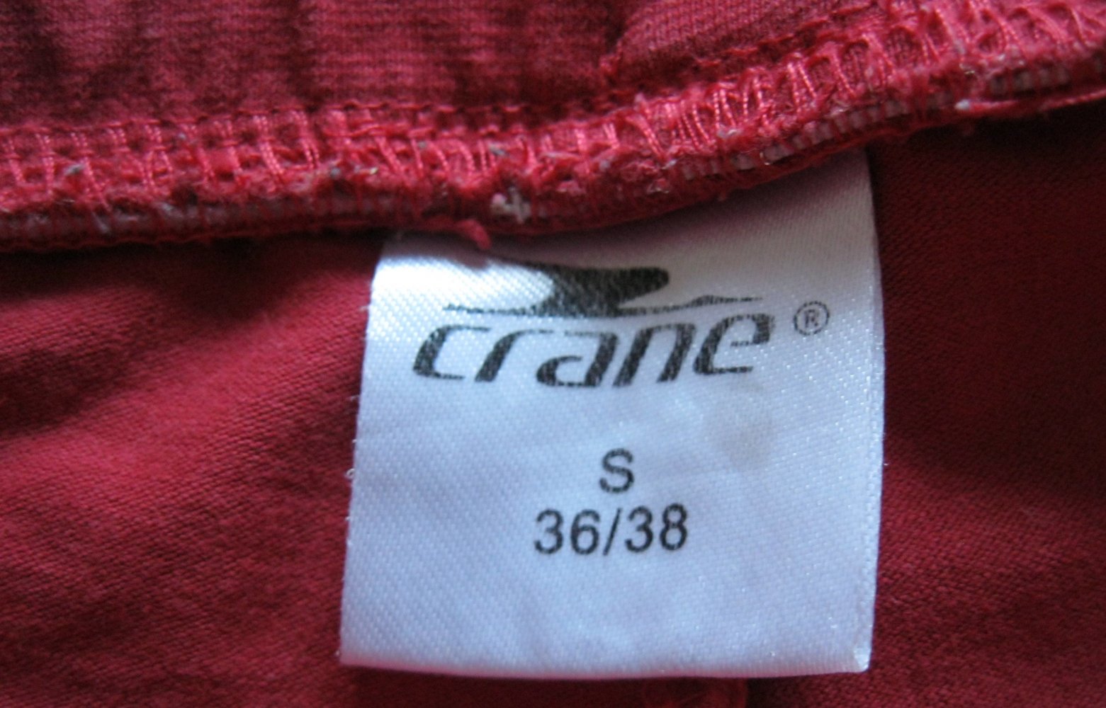 Shorts # crane # 36/38 # Gr. S # rot