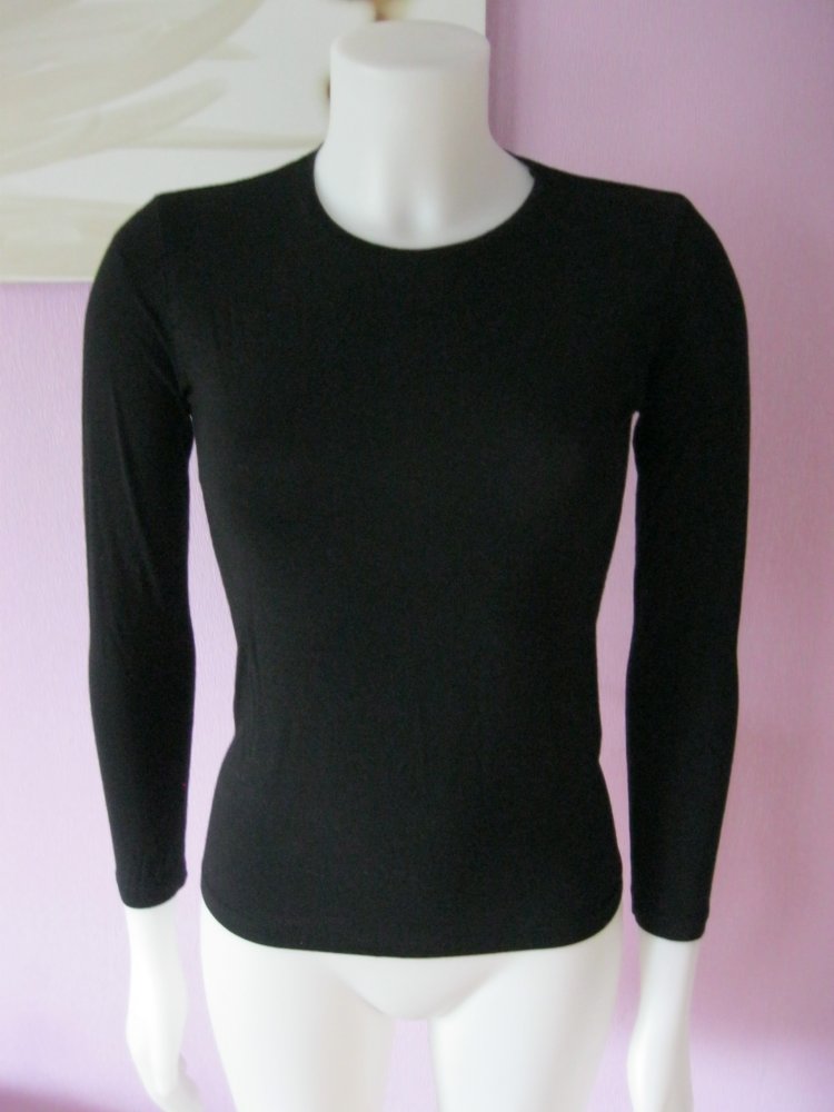 Langarm-Shirt # Miss Ece # schwarz # XS