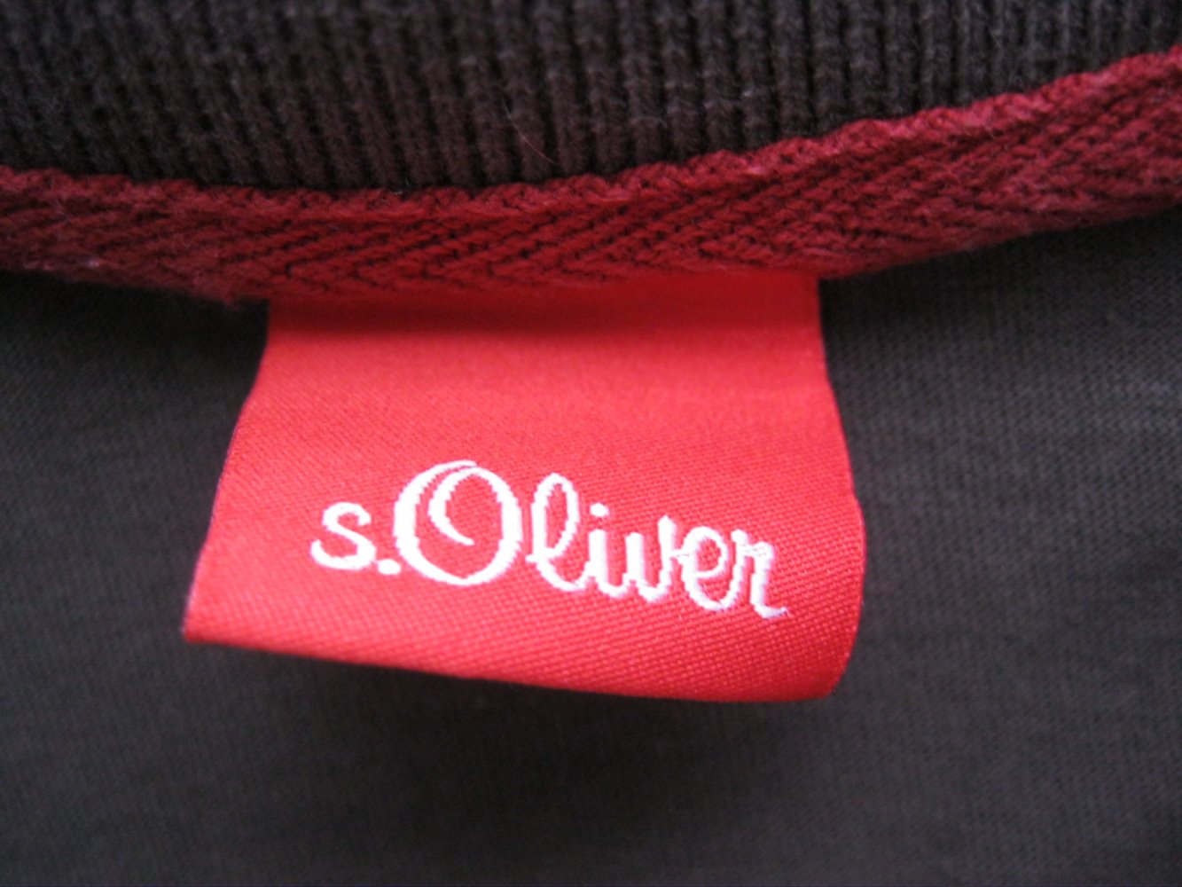 Polo-Shirt # S. Oliver # Braun # kurzarm # gestreift # 100% Baumwolle # S