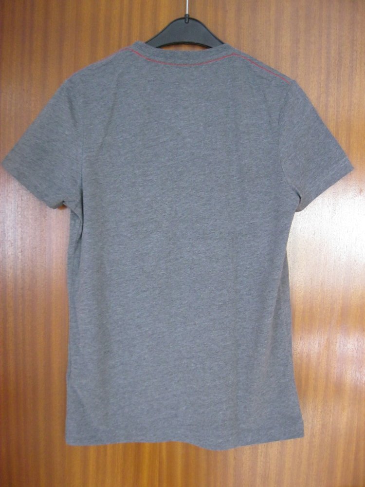 Barley Retro by JAFT T-Shirt Grau beflockt Baumwolle S