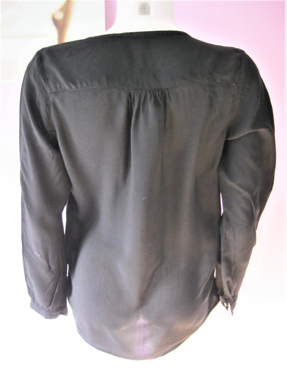 Blusen-Shirt # Me by Zebra # Volants # Schwarz # M