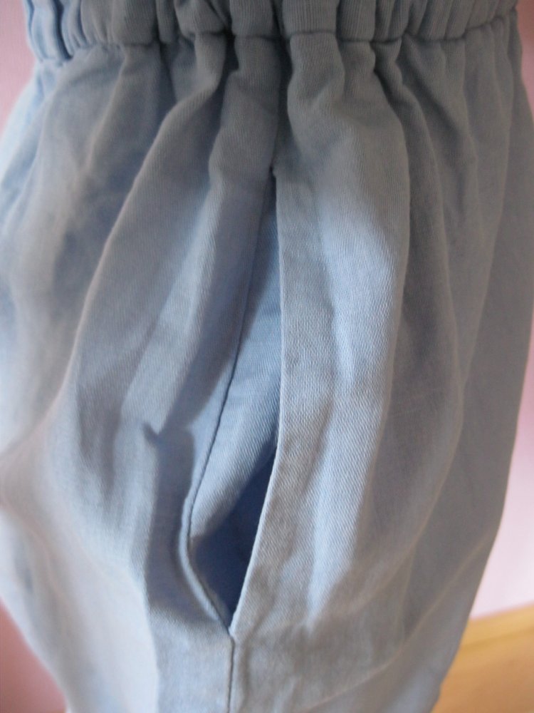 Overall-Kleid # Jumpsuit # Zara Basic # hellblau # M