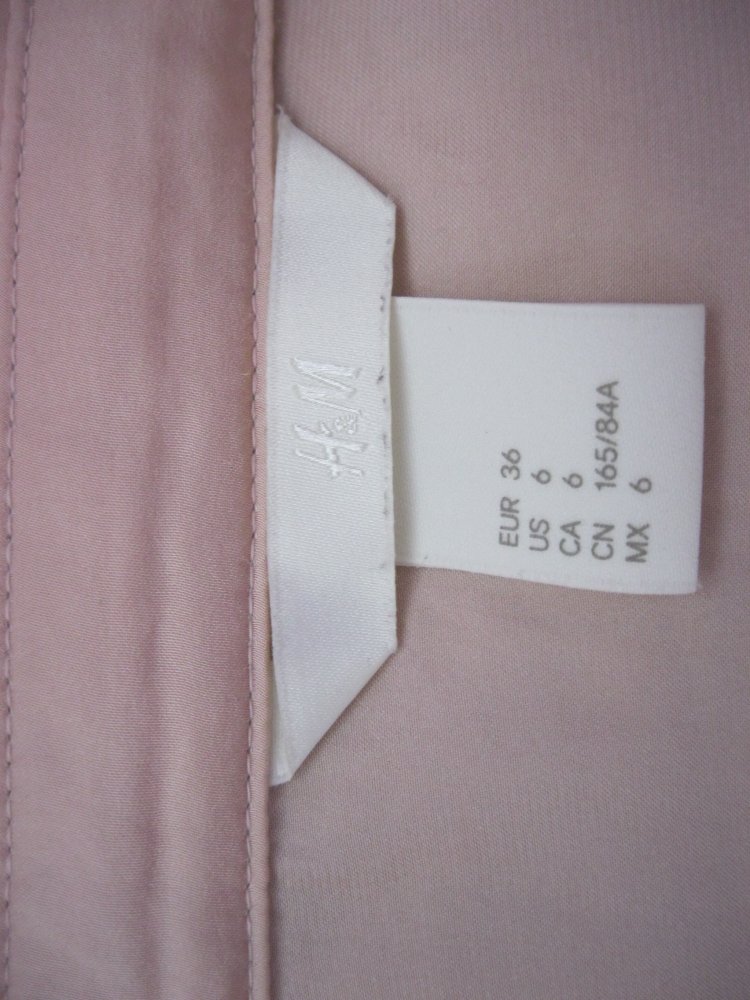 Bluse # H&M # langärmlig # Aprikose # 36