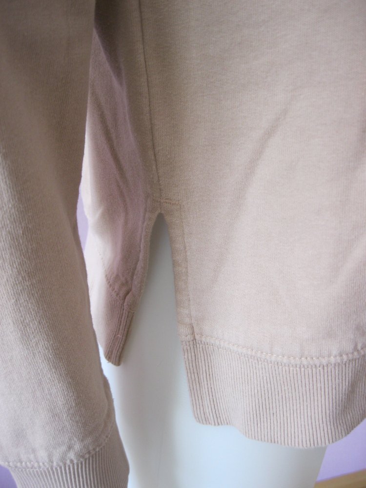 H&M Divided Sweatshirt Beige 100% Baumwolle S Oversize