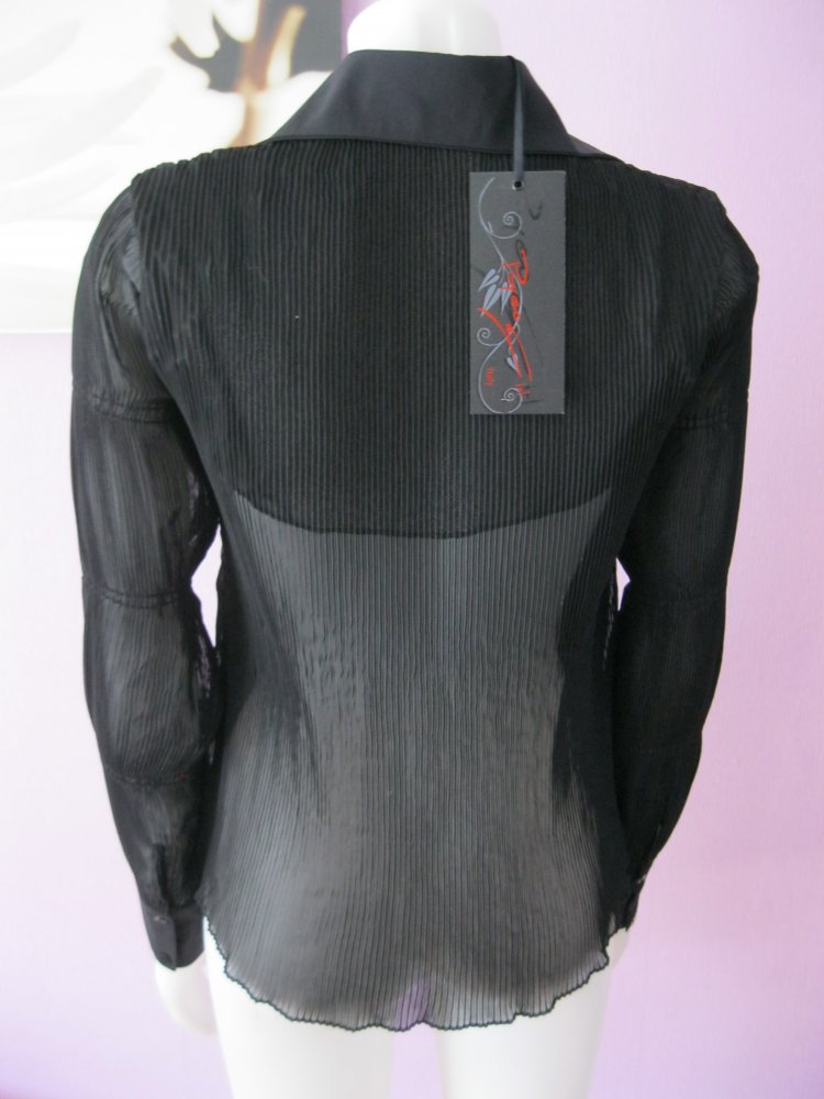 NEU # Bluse # Psyco Girl # Schwarz # TG44 / 38