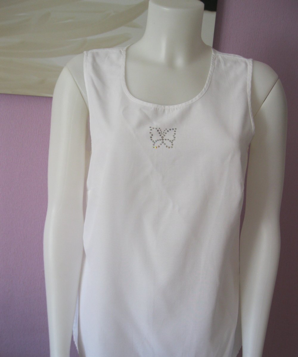 Tank Top/Bluse # weiß # Gr. 40