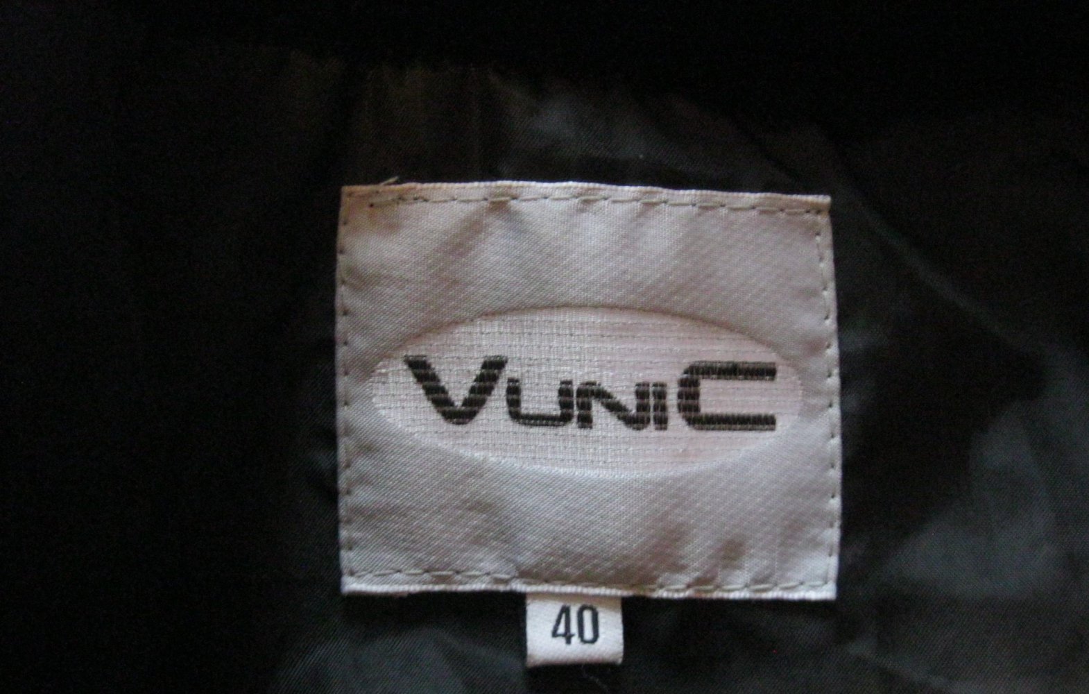 NEU #Kunstfell #Mantel # Vunic # 40 # schwarz