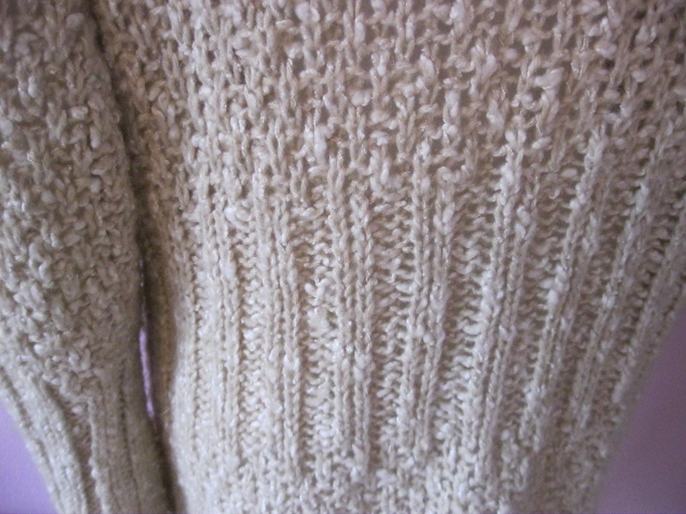 Designer Strickmantel # Sonja Marohn # Creme # 48